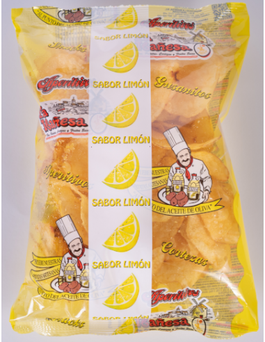 Papas fritas "Limón" Bolsa 170 gr